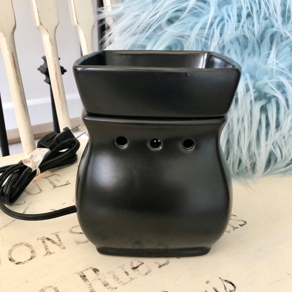 Scentsy, Classic Curve, SATIN BLACK, Full Size, Warmer, RETIRED - Picture 2 of 14
